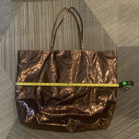 Carlos Falchi Snell Copper Snake Tote - Picture 4 of 6